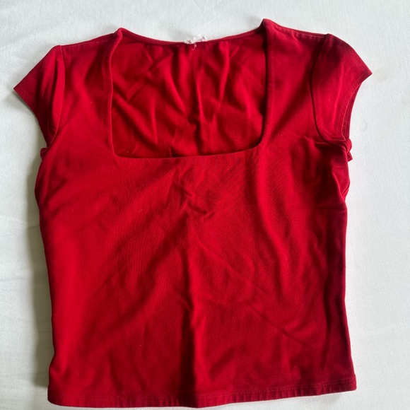 GARAGE SQUARE NECK CROP TOP - Picture 3 of 4